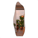 Espelho De Parede Orgânico Flame Com Led Quente Corpo Inteiro 150x50cm Banheiro Sala Quarto Led Quente