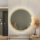 Espelho Led 3 Cores Redondo Banheiro Dual Touch C/ Desembaçador - 80cmx80cm Bivolt