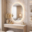 Espelho LED Banheiro de Parede Touch 3 Cores de Luz Com Desembaçador e Display Digital 80x50 cm Bivolt