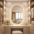 Espelho LED Banheiro de Parede Touch 3 Cores de Luz Com Desembaçador e Display Digital 80x50 cm Bivolt